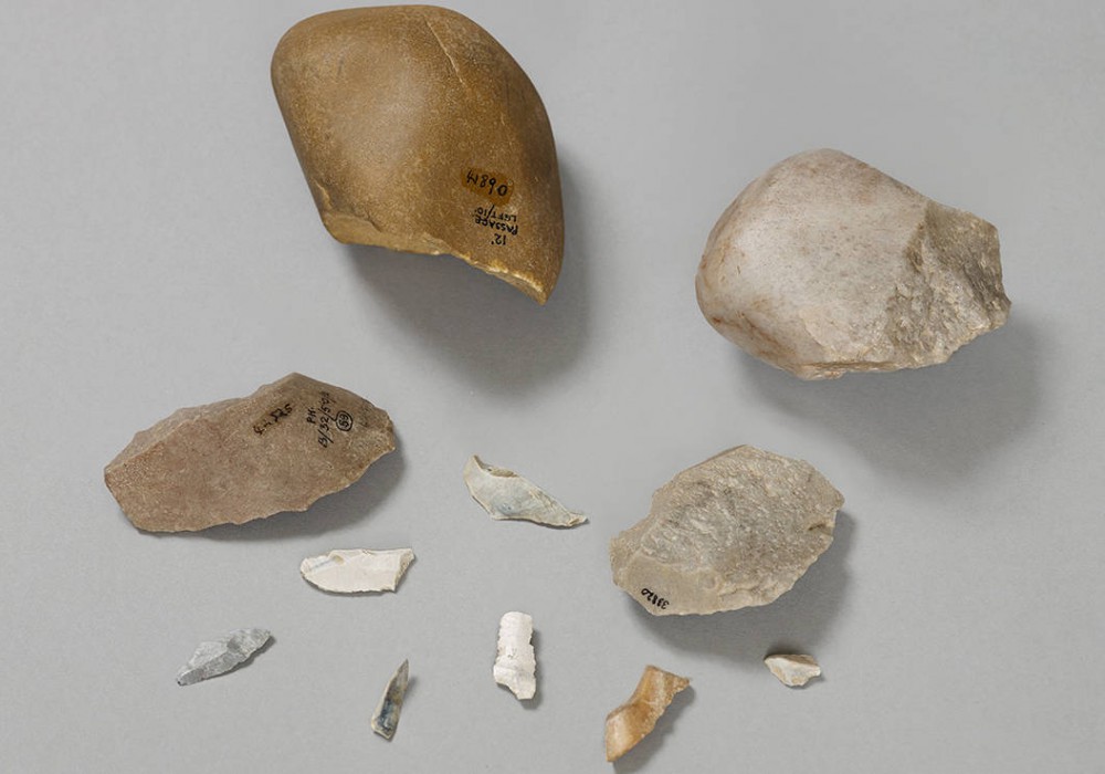 Image of Stone tools made by Neanderthals