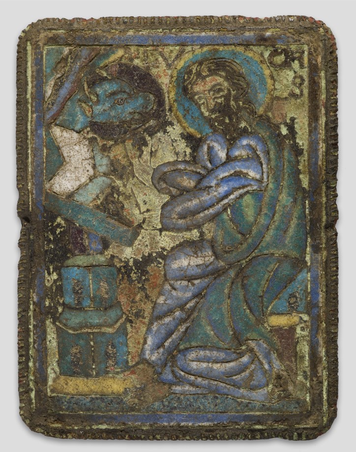 Placă medievală (placă Mosan) din Oldham Gallery Image