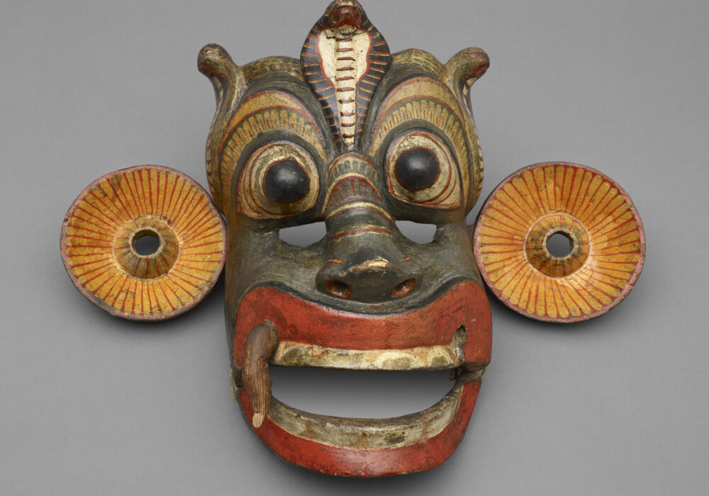 Image of Raksha (demon) mask, Sri Lanka