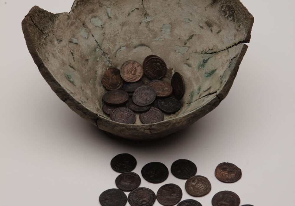 Image of Roman coin hoard